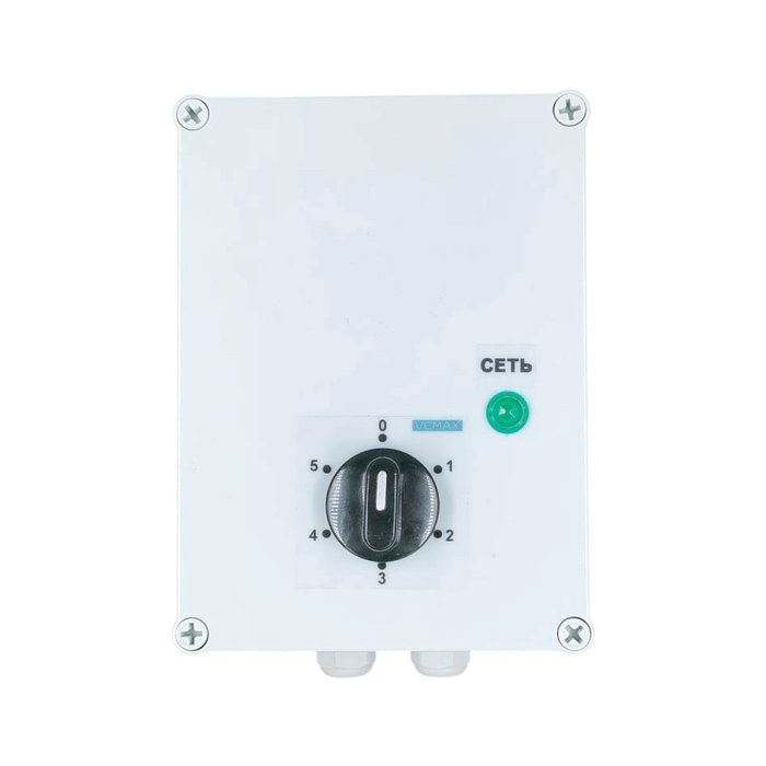 Пятиступенчатый трансформаторный регулятор скорости с BVM ТРСВ1-5,0/Т
