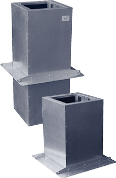 Монтажные стаканы и узлы прохода для крышных вентиляторов