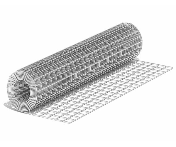 Оцинкованная сетка в рулонах 1,6 25x25