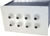 Панельные воздухораспределители сопловые 2ВПС, 2ВПСР