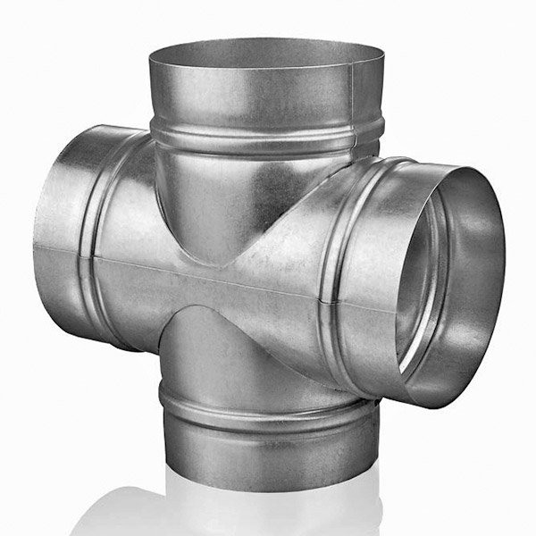 Крестовина Ø200 оцинк. сталь