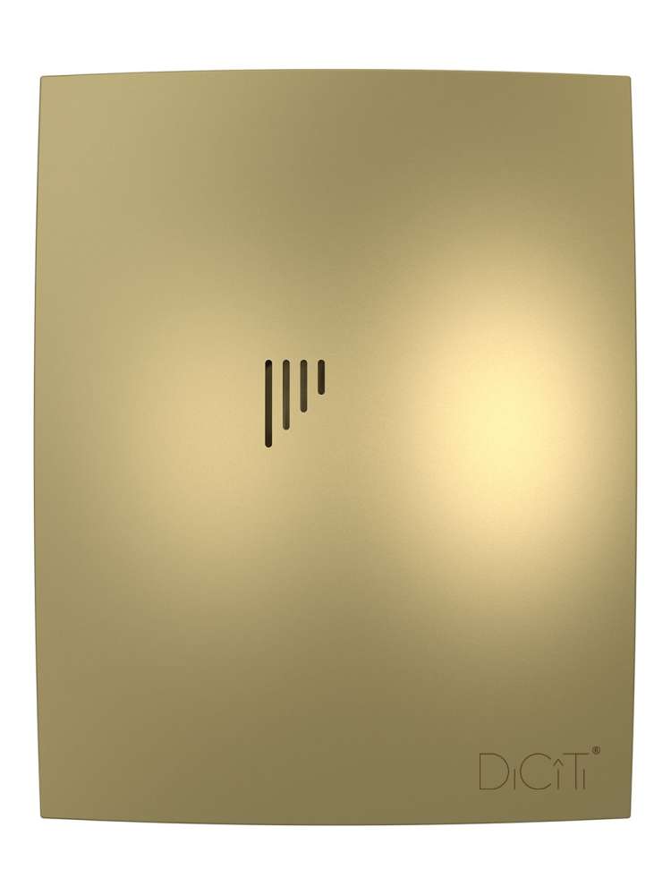 Вентилятор накладной BREEZE D100 обратный клапан Champagne DICITI