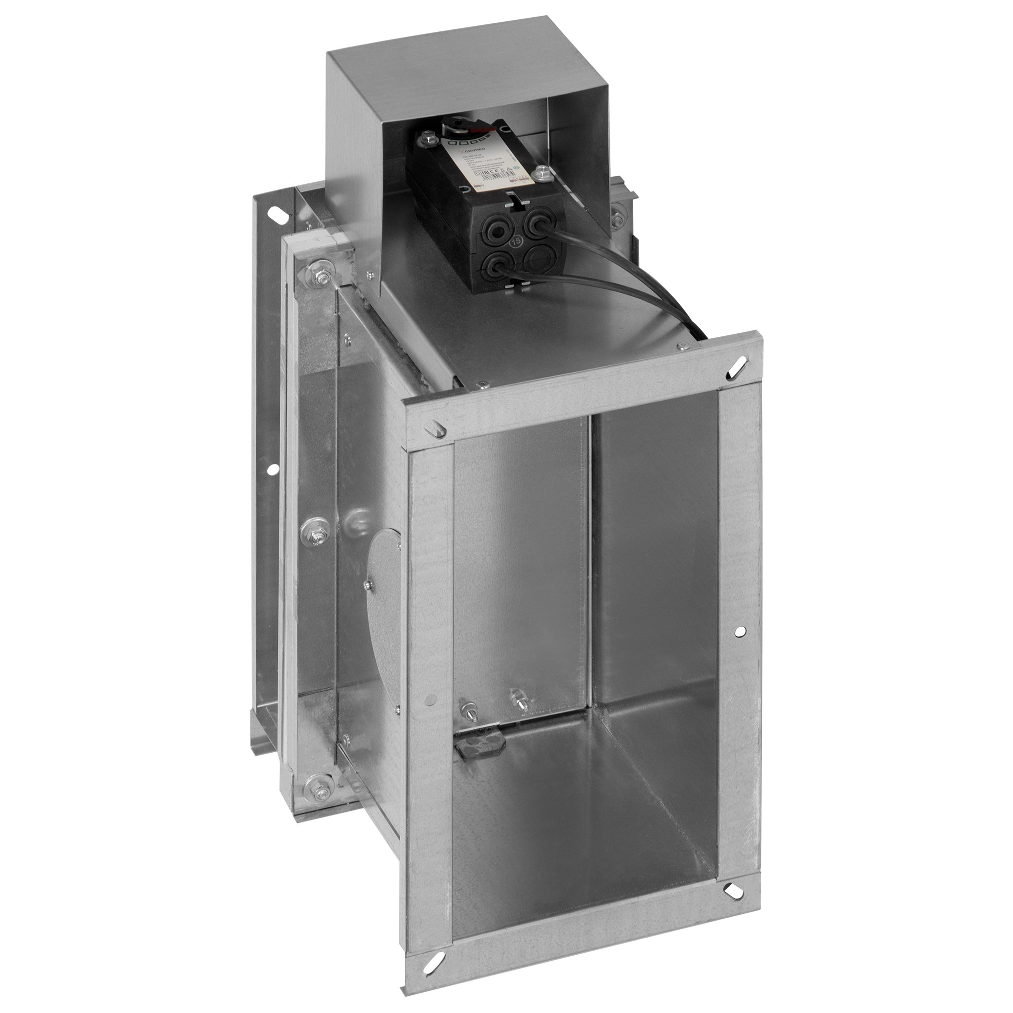 Клапан противопожарный SHUFT SHFDC-90-O-600_500-MB230-0-0-Kl-0, 600×500 мм, EI 90