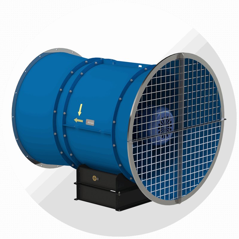 Установка вентиляторная приточная УВОП №7,1, Ø710 мм