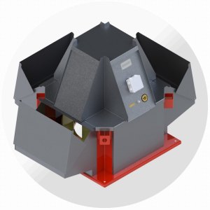 Крышный вентилятор дымоудаления ВКРВ-ДУ №4, Ø400 мм