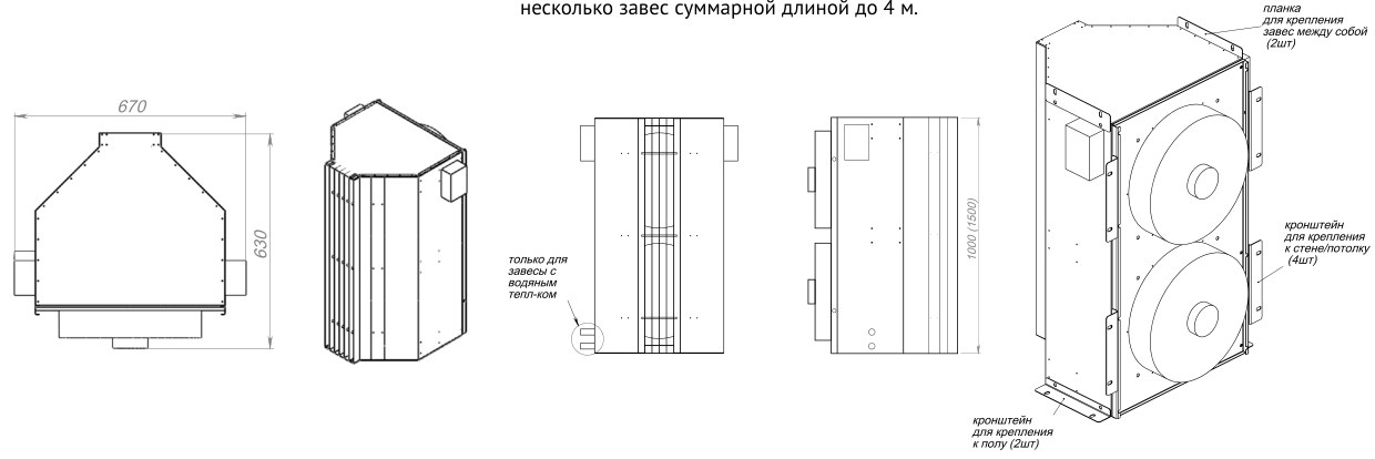 Воздушная завеса Supervent VL-100-E