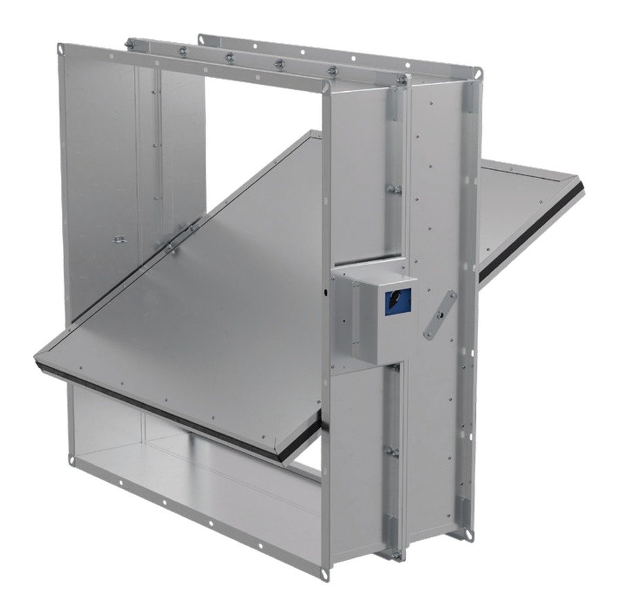 Клапан противопожарный ОЗ-120 1400×150 Клапан противопожарный ОЗ-120 1400×150