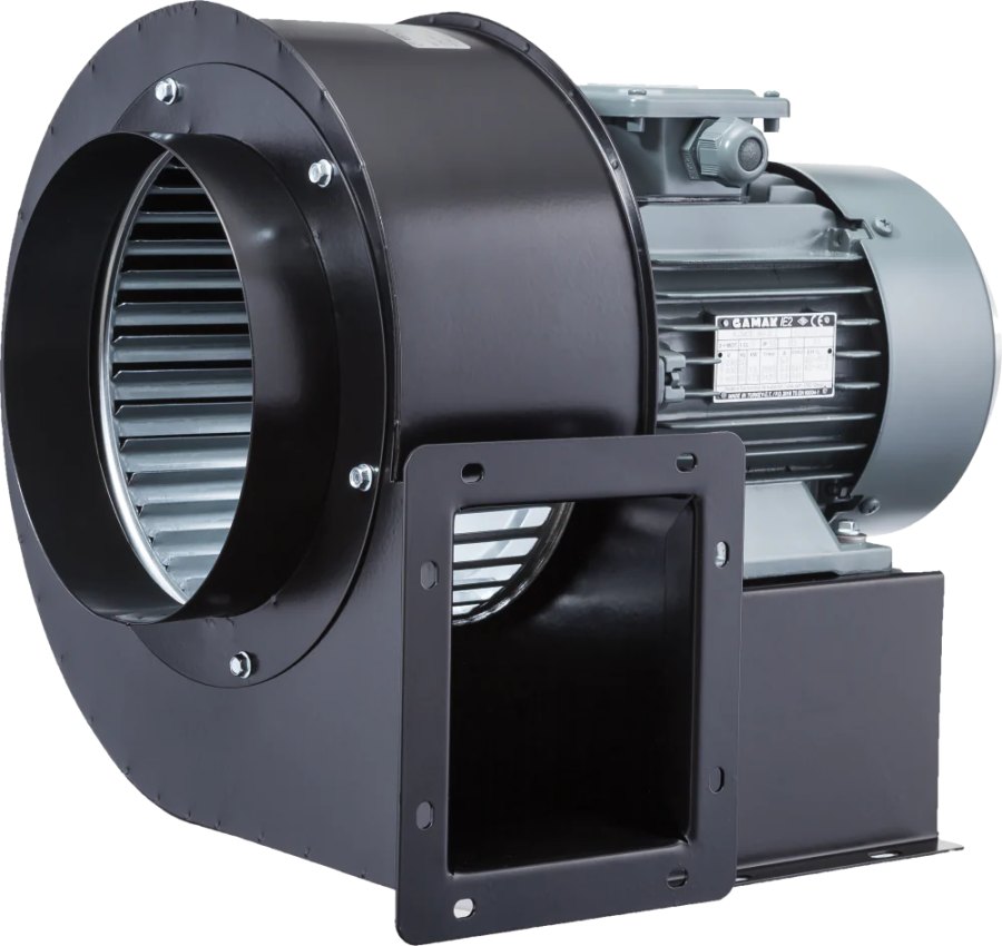 Центробежный нагнетательный вентилятор одностороннего всасывания OBR 200T-2K, стальной корпус