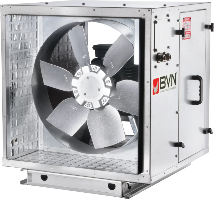 Шумоизолированный канальный осевой вентилятор дымоудаления ARMO-C 710/2